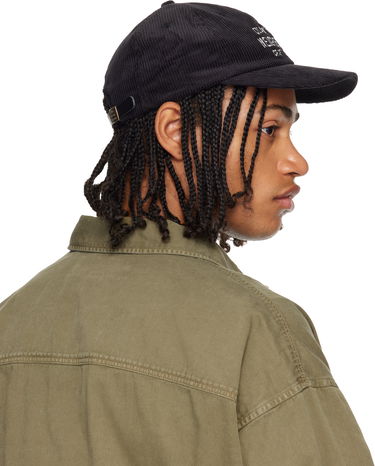 Шапка с козирка Neighborhood Neighborhood Corduroy Dad Cap Черно | 252YGNH-HT02, 2