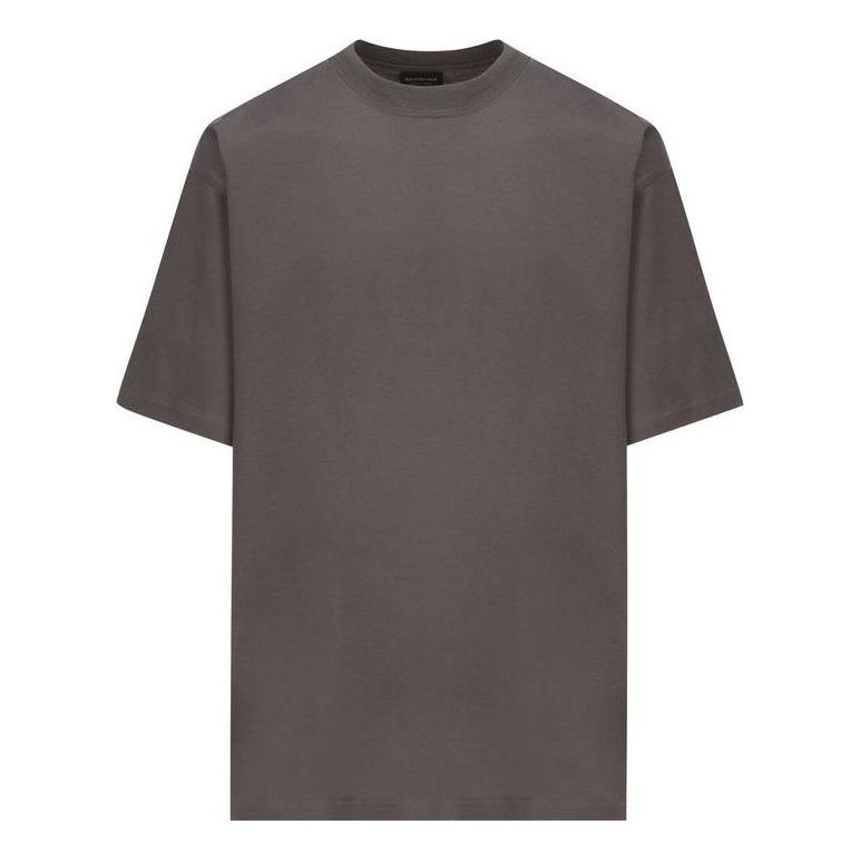 Тениска Balenciaga Care Label Medium Fit T-Shirt Сиво | 724514TNVL91219
