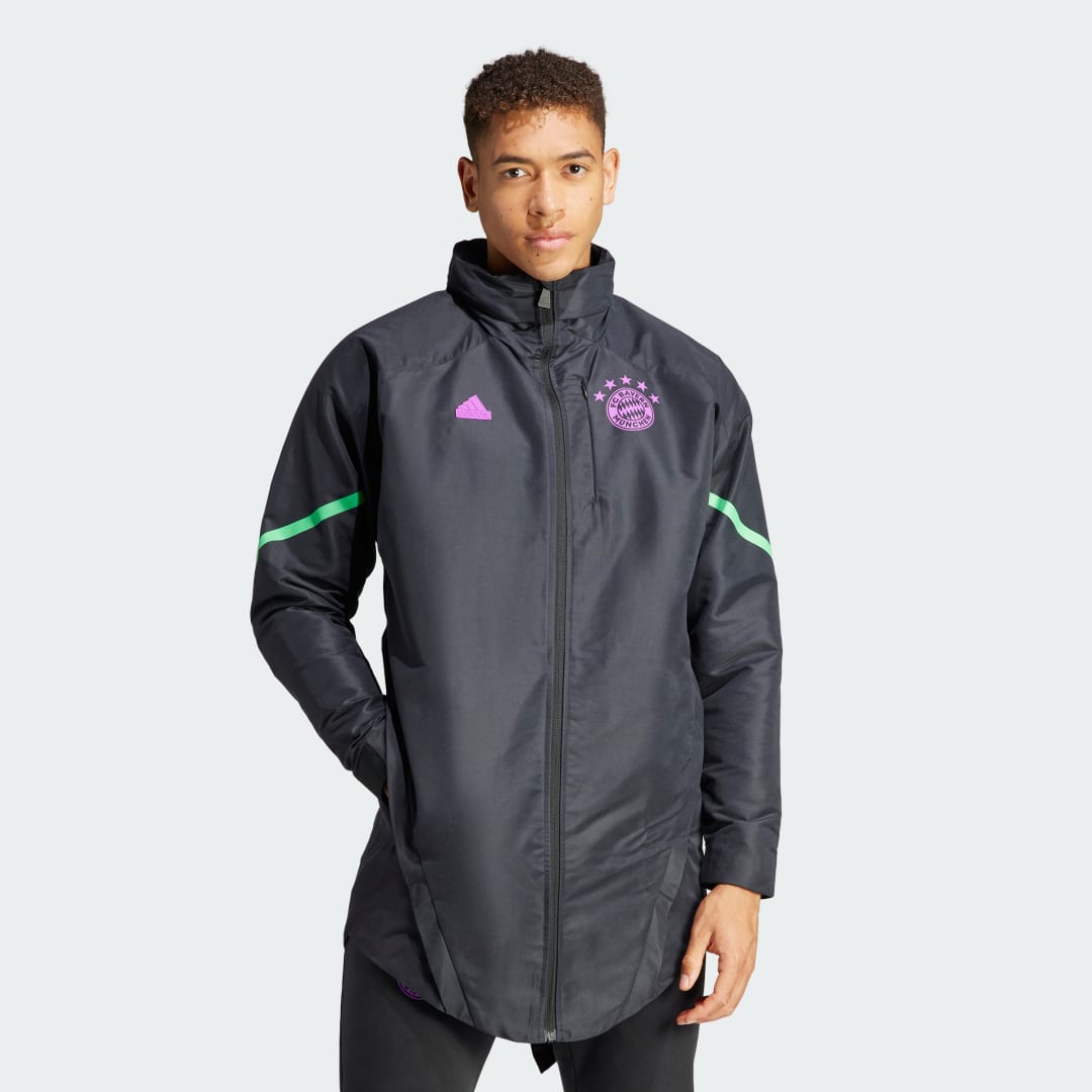 Яке adidas Originals FC Bayern Designed for Gameday Сиво | HY3301, 1