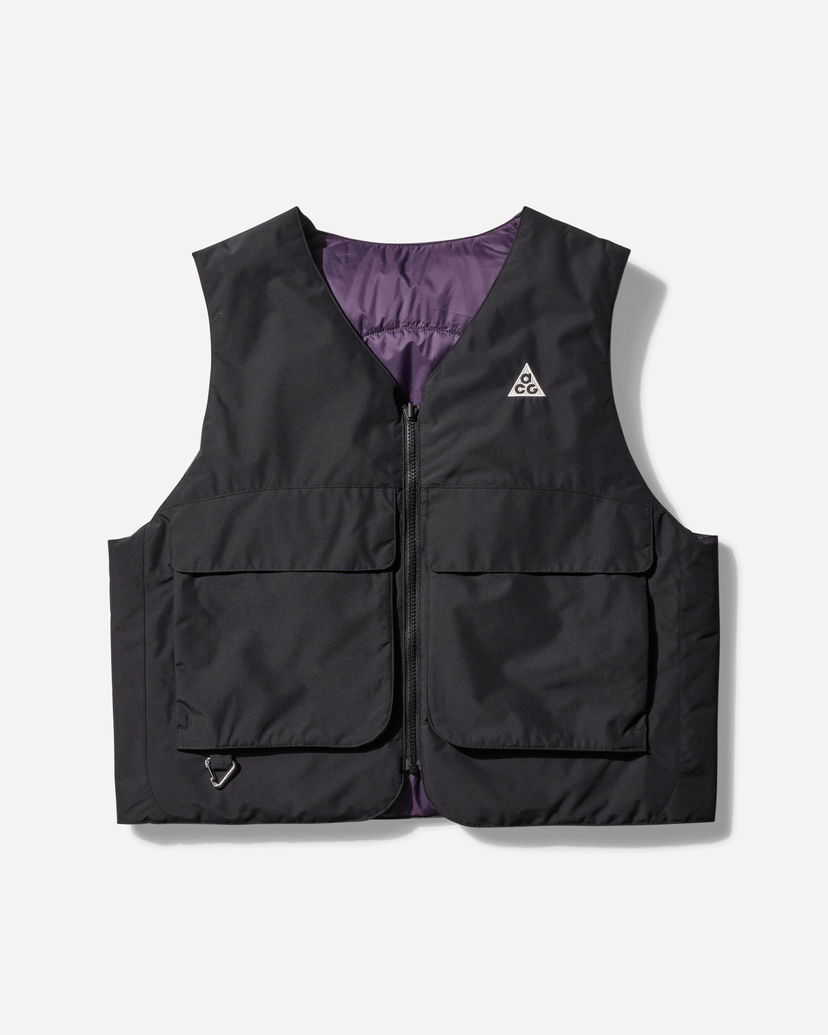 Жилетка Nike ACG ACG Skull Peak PrimaLoft Reversible Vest Black / Dark Raisin Черно | FV8694-010