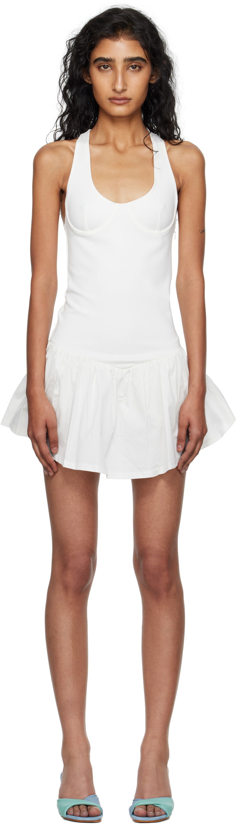 Pокля Miaou Miaou Alice Mini Dress Бяло | 5065PONWHT