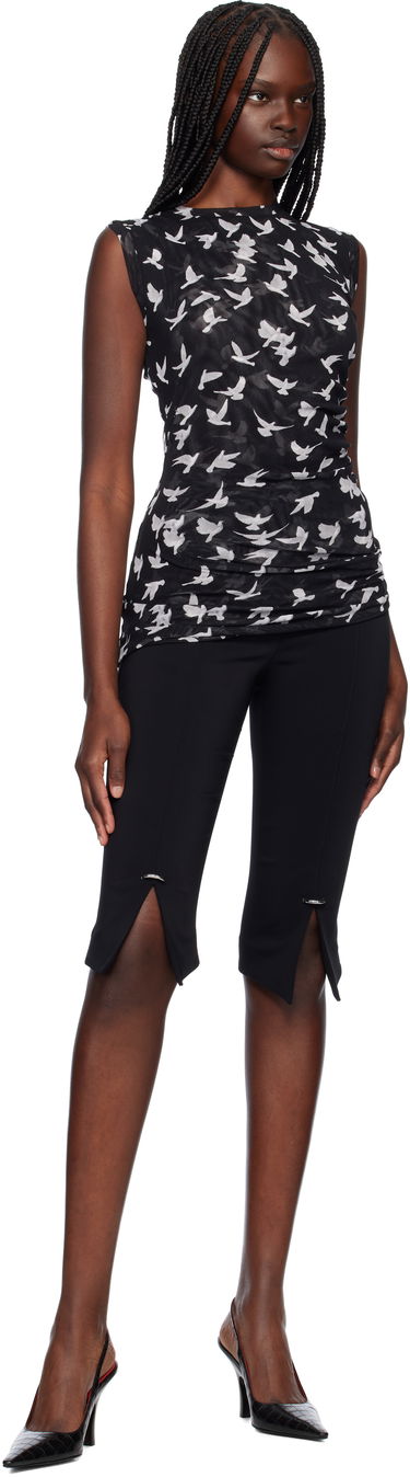 Потник Stella McCartney Stella McCartney Mesh Flying Bird Top Черно | 6J03113SPZ89, 3