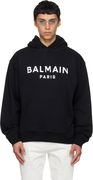 Balmain Printed Cotton Hoodie