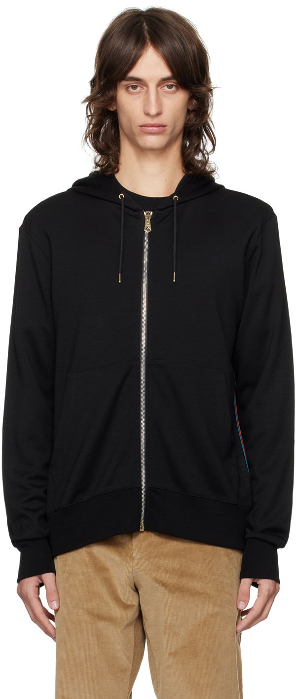 Суитчър Paul Smith Paul Smith Signature Stripe Zip Hoodie Черно | M1R-300S-H00035-79, 0