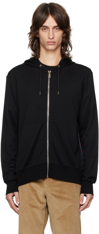 Суитчър Paul Smith Paul Smith Signature Stripe Zip Hoodie Черно | M1R-300S-H00035-79, 0