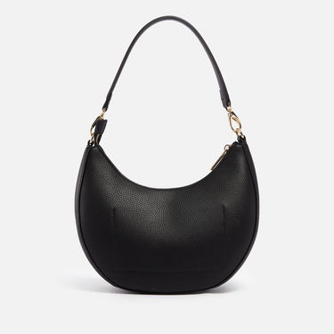 Чанта през рамо Valentino Alexia Faux Leather Hobo Bag Черно | VBS5A808001, 0