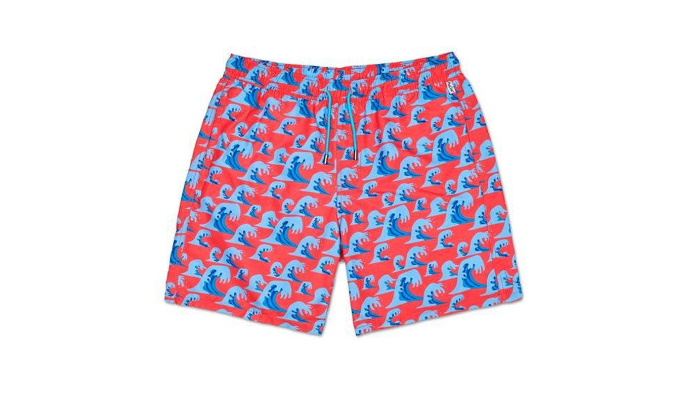 Бански Happy Socks Wave Long Swim Shorts Многоцветен | WVE123-2900, 0