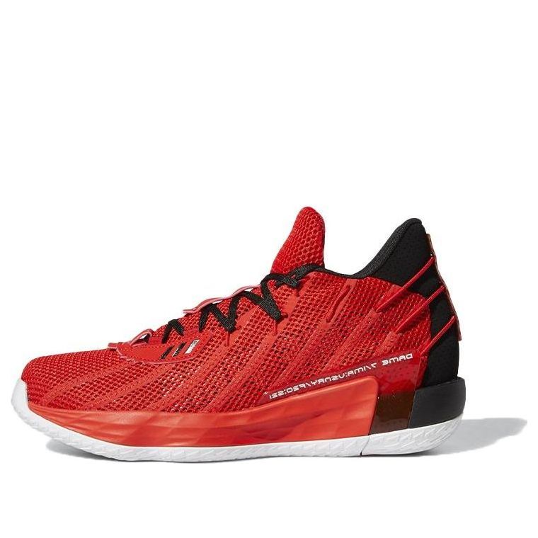Кецове и обувки adidas Originals Dame 7 GCA Lillard Time Червено | FZ0206, 0