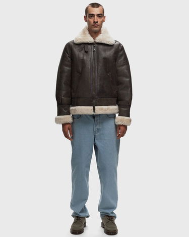 Яке бомбър Schott NYC Bomber Jacket Кафяво | LC1259-MARRON, 1
