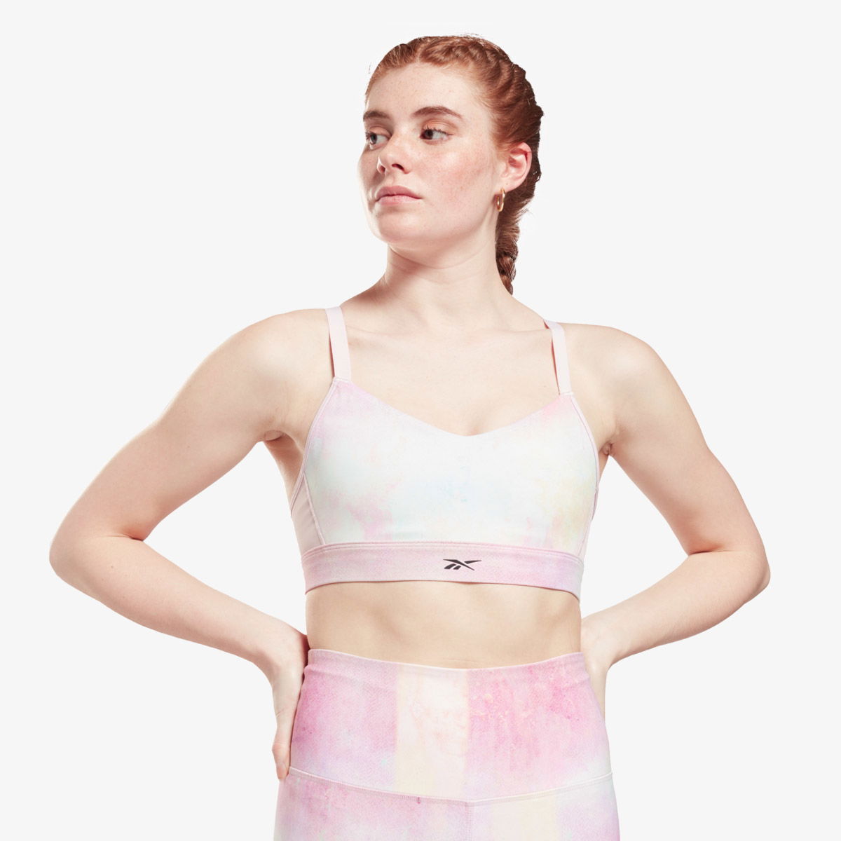 Сутиен Reebok Lux Strappy Sports Bra Розово | GU5853, 0