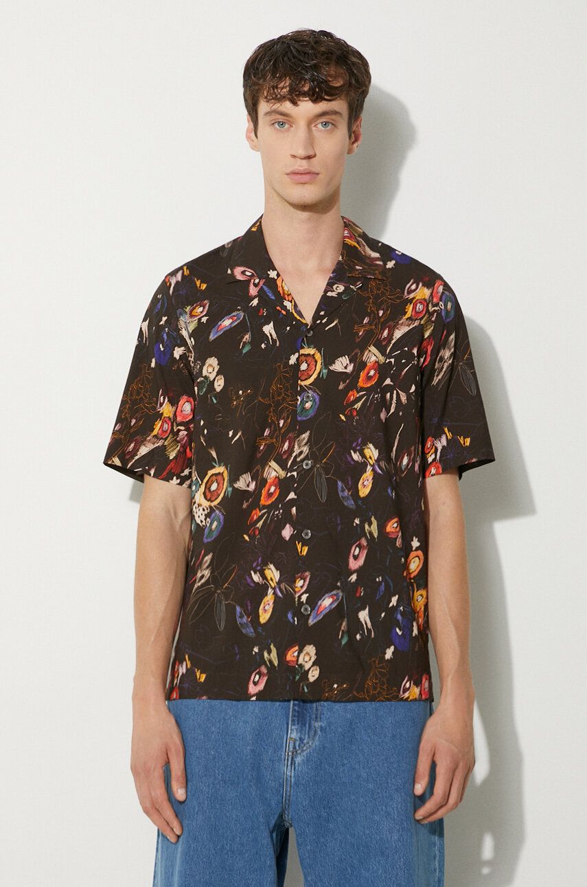 Риза Paul Smith Paul Smith Regular Fit Floral Shirt Кафяво | M1R.905U.N02403, 0