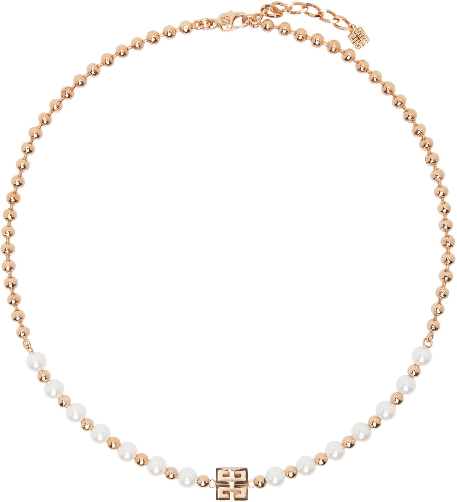 Колие Givenchy 4G Pearl Necklace Металик | BF00R8F03U645, 0