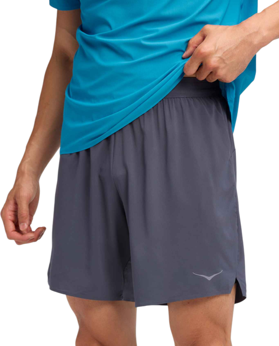 Къси панталони Hoka One One Hoka Glide 7" 2-in-1 Shorts Сиво | 1176972-clgy, 0