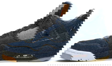 Кецове и обувки Jordan Levi's x Air Jordan 4 Retro "Denim" Тъмно синьо | AO2571-401, 0