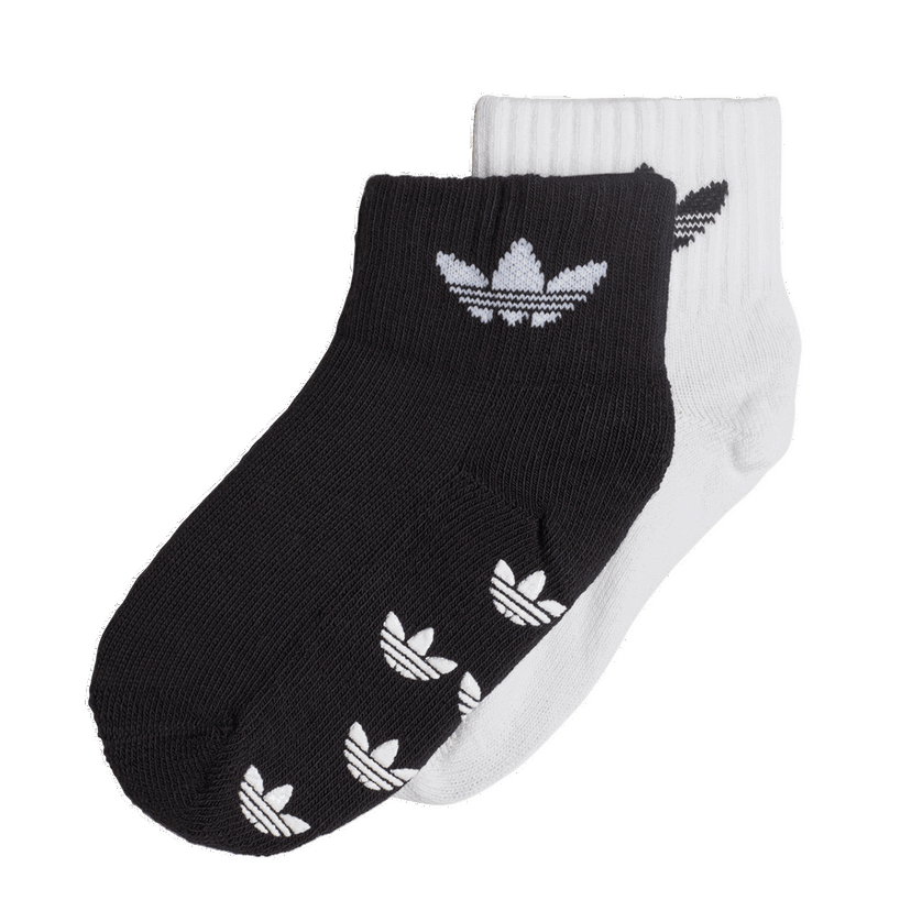 Чорапи adidas Originals adidas Trefoil Quarter Socks Бяло | H32448