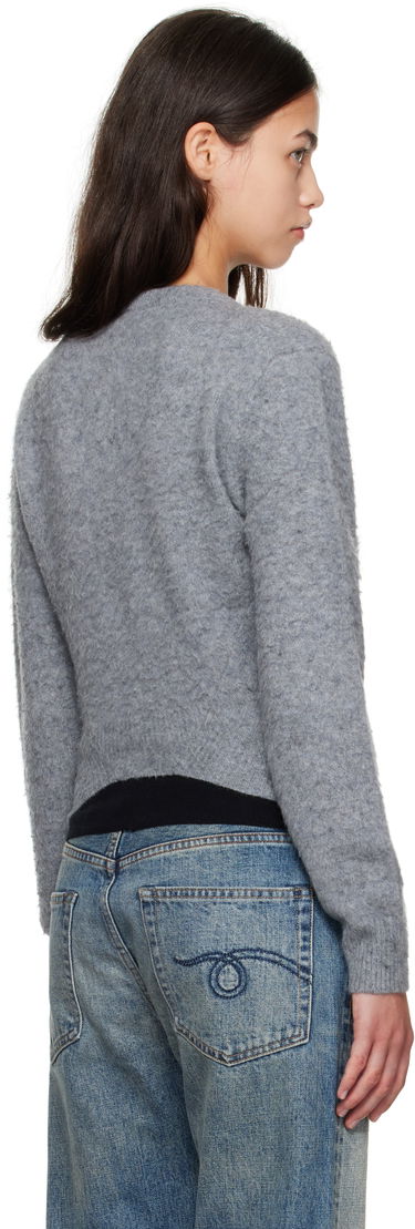 Пуловер R13 R13 Split Hem Cardigan Сиво | R13WY291-Y212A, 2
