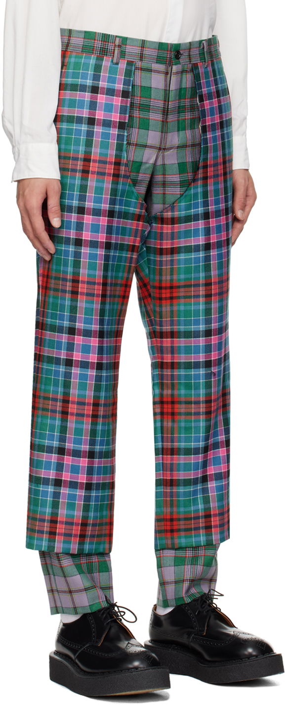 Панталони Comme des Garçons Comme des Garçons Homme Plus Tartan Chaps Trousers Многоцветен | PL-P013-051-1-1, 1