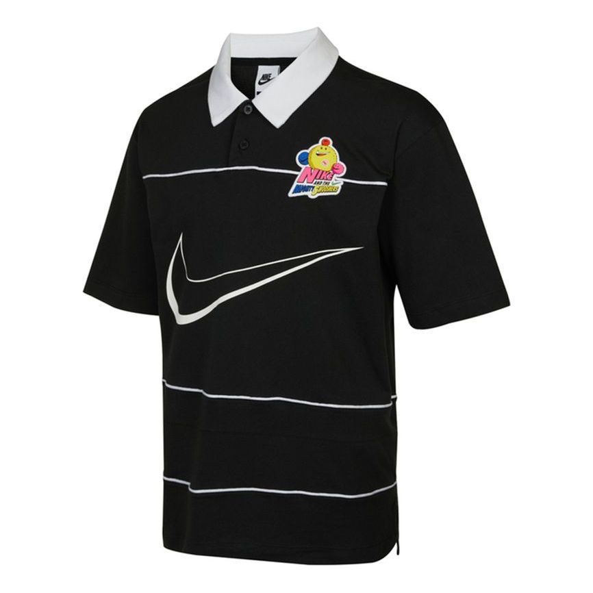 Поло тениска Nike Sportswear Short Sleeve Polo Shirt Черно | DM7918-010, 0