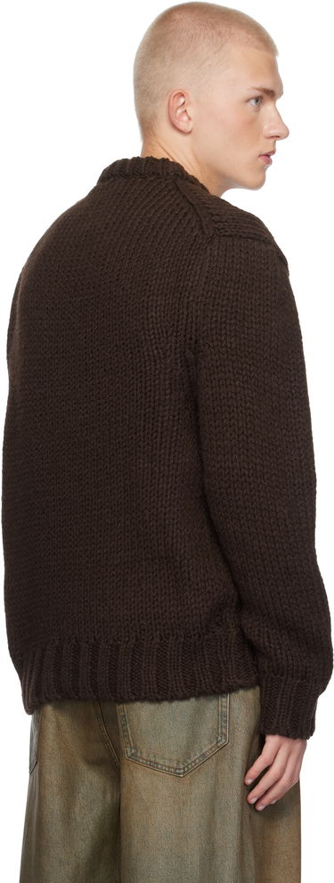 Пуловер We11done Chunky Knit Sweater Кафяво | WD-KT3-24-649-U-BR, 2