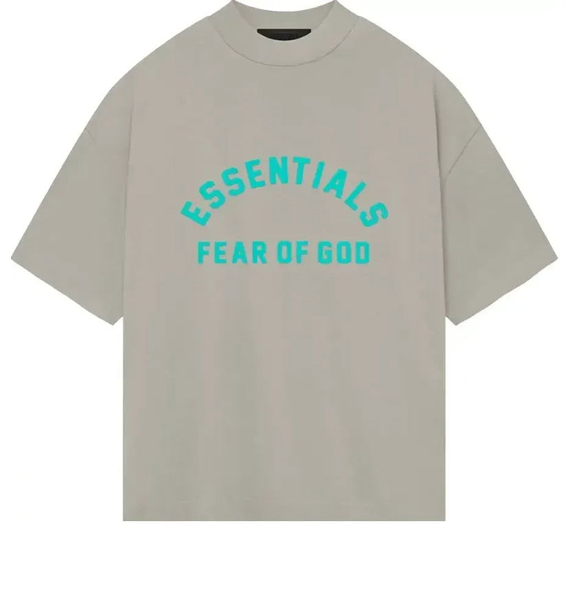 Тениска Fear of God Essentials Heavy Jersey Crewneck T-Shirt Сиво | 125SP242005F