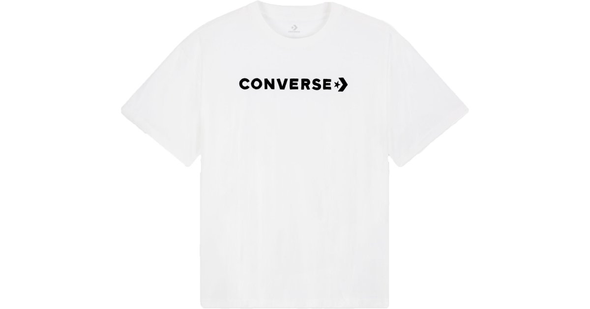 Тениска Converse Strip Wordmark Relaxed Бяло | 10024661-a01-102, 1