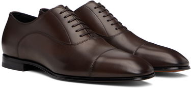 Облекло и аксесоари BOSS BECKHAM x BOSS Polished Leather Oxford Shoes Черно | 50546774, 4