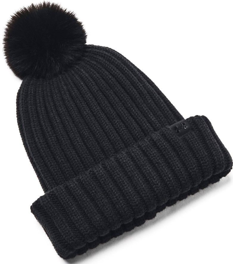 Шапка Under Armour Halftime Pom Beanie Hat Черно | 1386637-001, 0
