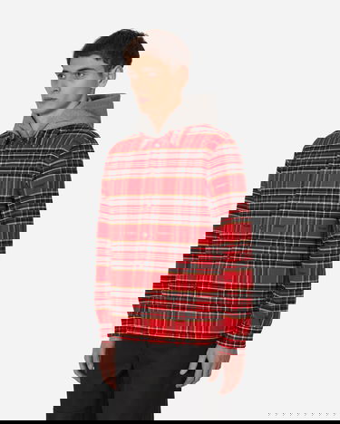 Риза Off-White Flannel Skate Shirt Red Червено | OMGA227S23FAB001 2510, 2