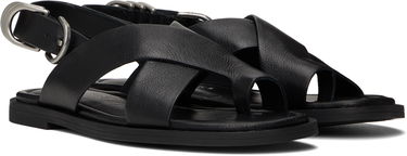 Облекло rag & bone rag & bone Gia Leather Crossover Sandals Черно | WFF25SF1004LE04, 3