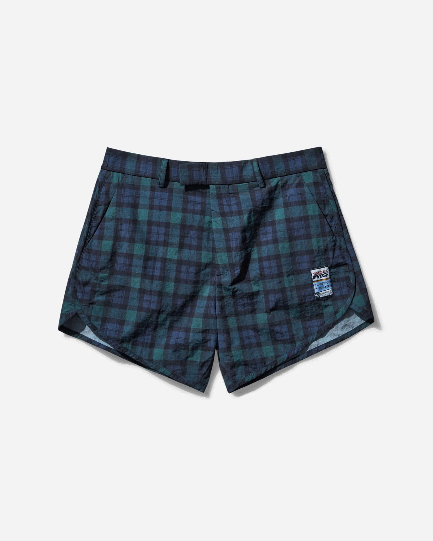 Къси панталони Martine Rose Tailored Gym Shorts Tartan Синьо | 323WP11024, 1