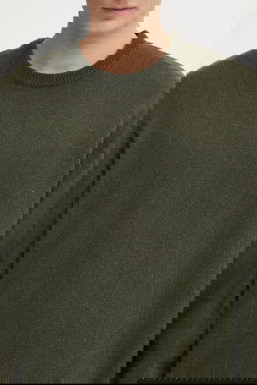 Пуловер Carhartt WIP Alten Wool Blend Sweater Зелено | I033917.2ZXXX, 3