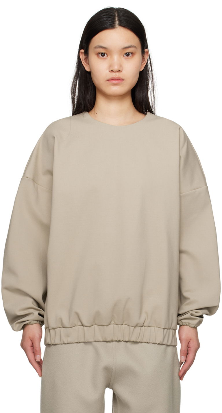 Пуловер Fear of God Crew Бежово | FGE50-200ATRI, 0