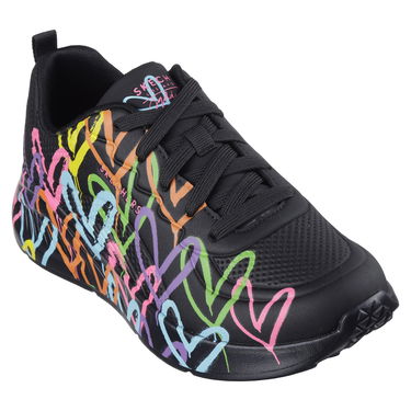Кецове и обувки Skechers Uno Черно | 177977-BKMT, 1