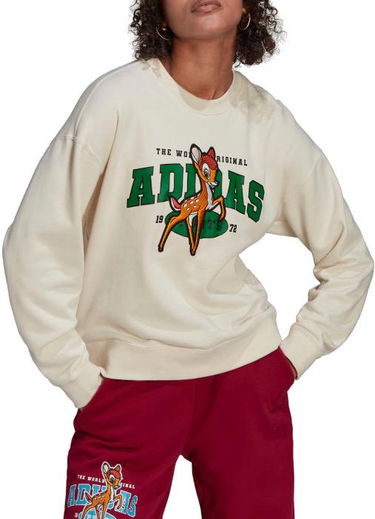 Суитчър adidas Originals Disney Bambi Graphic Sweatshirt Бежово | hd2754, 0