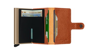 Портфейл Secrid Miniwallet Vegan Кафяво | MVg-Caramello-Sand, 3