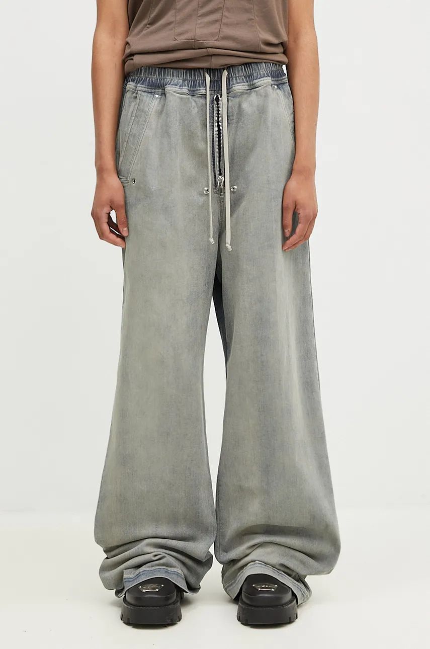 Дънки Rick Owens High Waisted Jeans Синьо | DS02D2327.SKY, 0