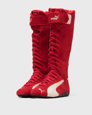 Кецове и обувки Puma Speedcat Tall Lace-Up Suede Boot Червено | 403770-02, 2