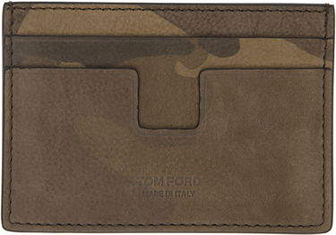 Портфейл Tom Ford Tom Ford Nubuck Money Clip Card Holder Кафяво | Y0341-ICL113G, 0