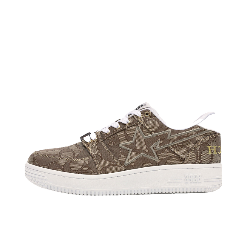Кецове и обувки BAPE Bape Sta Low Coach "Beige" Бежово | 1G23191901