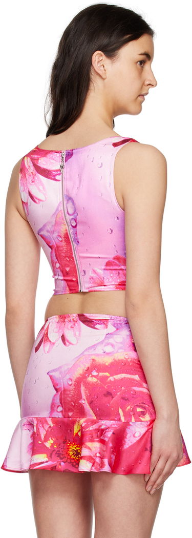 Пола Miaou Miaou Campbell Floral Print Corset Top Розово | 7020SS4DYR, 2