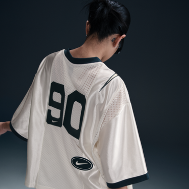 Фланелка Nike Nike Sportswear Street Loose Graphic Short Sleeve Jersey Бяло | HJ0280-133, 3