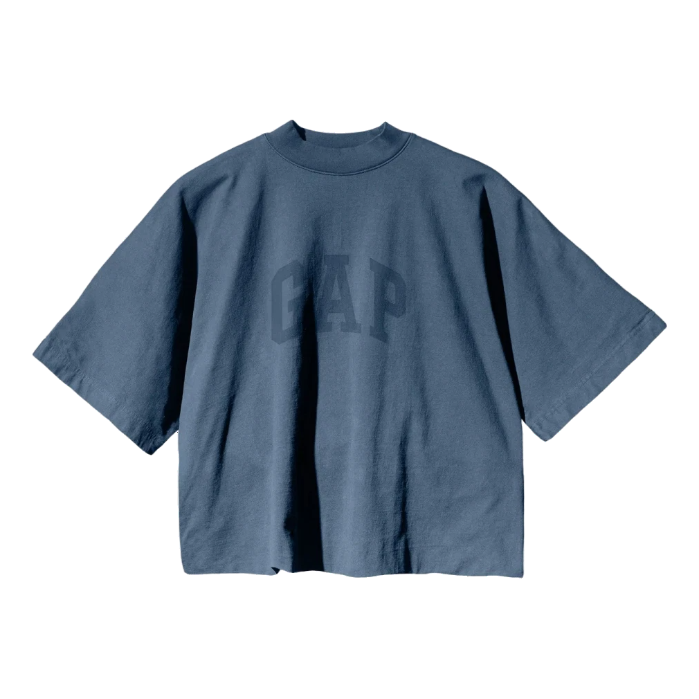 Тениска GAP Yeezy Gap Engineered By Balenciaga Dove No Seam T-Shirt Синьо | 471281-01, 0
