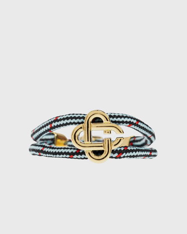 Гривна Casablanca Cord Bracelet with Logo Clasp Синьо | APF25-JW-294-01, 2