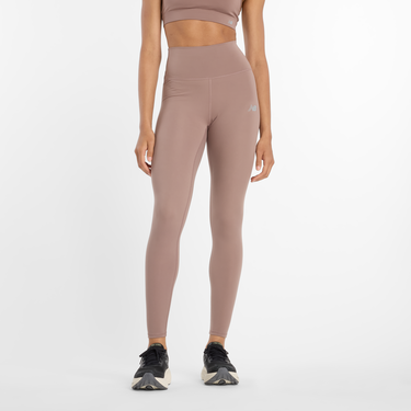Клинове New Balance High-Waisted Performance Leggings Бежово | NBWP51126EAS, 0