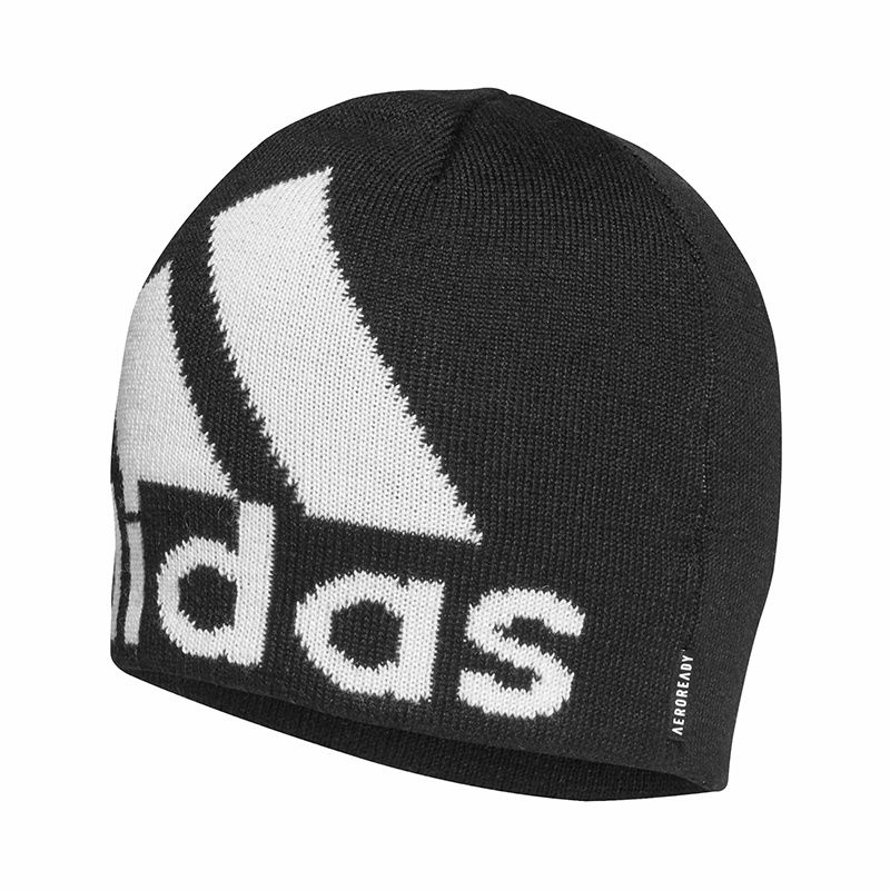 Шапка adidas Originals Aeroready Big Logo Beanie Черно | FS9029, 0