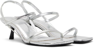 Грижа за обувките Anine Bing ANINE BING Hilda Heeled Sandals Металик | A-14-10684-SLV1, 3