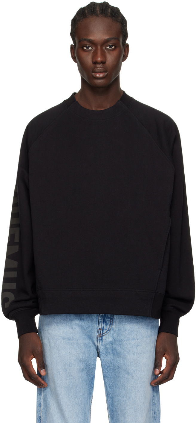 Суитчър Jacquemus Les Classiques 'Le Sweatshirt Typo' Sweatshirt Черно | 24E245JS236-2341, 0