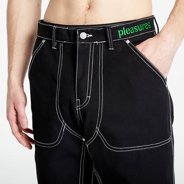 Панталони Pleasures Ultra Utility Pants Черно | P23W031 BLACK, 2