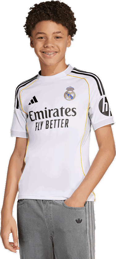 Фланелка adidas Performance Real Madrid 25/26 Home Jersey Бяло | JN8887, 4