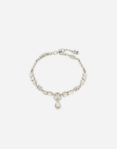 Гривна Dolce & Gabbana 18K White Gold Easy Diamond Bracelet Металик | WBQD1GWDIA180001, 0